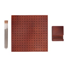 Crochet Blocking Board Wooden Handcrafted Knitting Blocking Mat for Knitting Crochet Granny Squares 19.5x19.5cm