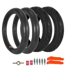 14x2.125 54-254 E-Bike Tire and Tube Set, 14 Inch Electric Scooter Tire Tube with Angled Valve Stem Replacement Electric Scooters,Bikes and Kids Bikes - 2 Pack