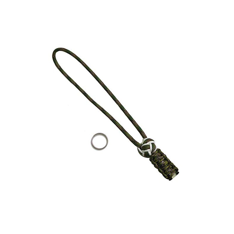 EDC Paracord Multi Lanyard Aracal Camo Camo Glow in the
