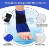 Toolzia Reusable Hot & Cold Gel Ice Pack Wrap -