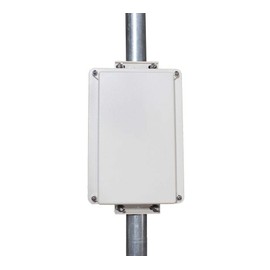 Outdoor UV Resistant, Weatherproof Enclosure for TP-SW5 and TP-SW8 Series POE switches. 222 x 133 x 45mm Internal dims. EPDM Foam Wire feedthrus.