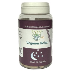 VITARAGNA Relax Vegan Dietary Supplement, 60 Capsules, with Lemon Balm, Passion Flower, L-Theanine and GABA for Relaxation