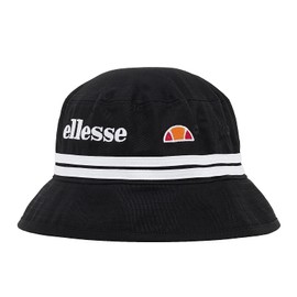 Ellesse Logo Stripe Bucket Hat, black