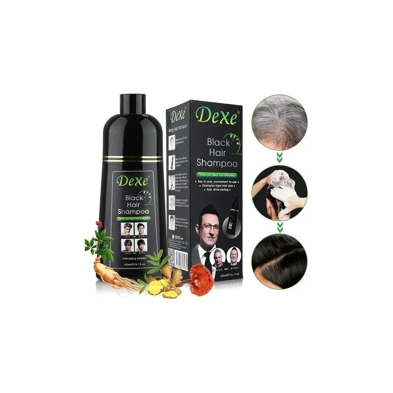 Shampoo Tinte Negro Menos Min Sal Shampo 400