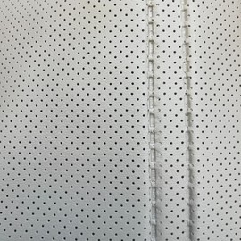 OMEGA Headliner Perforated Cream Roof Lining Compatible with Mercedes W123 Sedan, Coupé & Station Wagon (200, 220, 230, 240D, 250, 280, 300D/CD/TD/TE – 1976–1986) (Sedan Without Sunroof, Cream)
