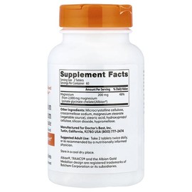 Doctor's Best, High Absorption Magnesium, 120 Tablets (100mg per tablet) / Doctor's Best (닥터스베스트), 고흡수 마그네슘, 120정(1정당 100mg)
