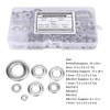 720Pcs Flat Washer Kit 304 Stainless Steel Silver Spring Gasket