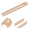Zerodeko 1Pc Bamboo Food Clip Multi Function Scald Tongs for