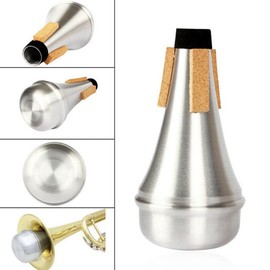 Haptufer Trumpet Mute, Aluminum Trumpet Practice Mute, 500363424