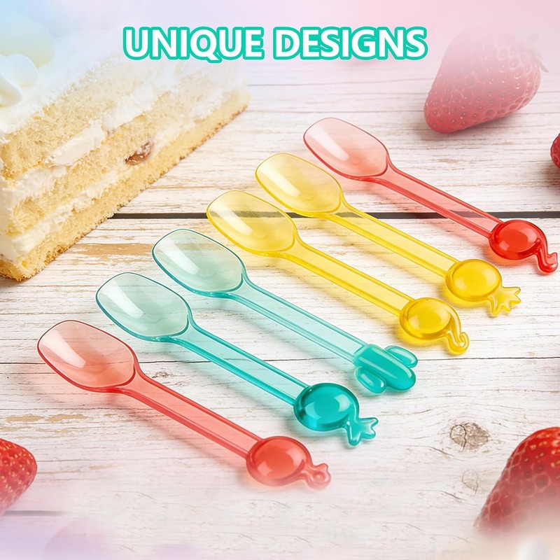 36pcs Ice Cream Spoons, Mini Spoon, Easy to Carry, Suitable