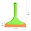 Gomake Small Silicone Squeegee Window Shower Squeegee,Auto Water Blade Squeegee