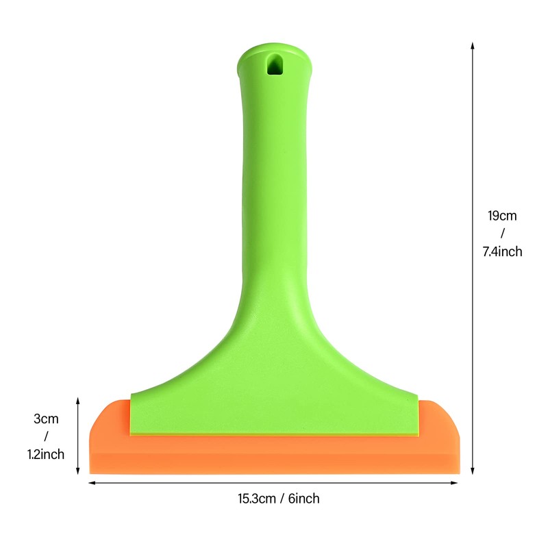 Gomake Small Silicone Squeegee Window Shower Squeegee,Auto Water Blade Squeegee