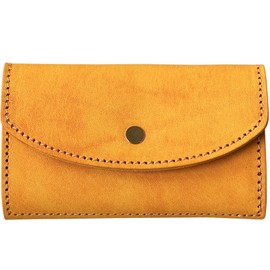 AURAMU MARGOT LUIGI Key Case, Italian, Leather, Coin Purse, Genuine Leather, Women's, Men's, Smart Key Compatible, Wallet, Coin Case, Made in Japan, Soleil