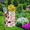 Garden Flag Animals Vertical Doubled Sided Burlap Welcome Flag Home