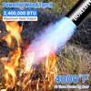 Propane Torch Weed Burner Kit,High Output 2,400,000 BTU with Storage