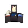 Stealth Mode - Cartera de Cuero Triple Para Hombre con
