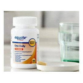 Multivitaminico Para Mujer Equate One Daily Wome´s 100 Tab. Sabor Sin sabor