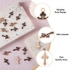 Mega Pet Enamel Cross Charms, Metal