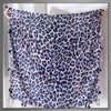 BUZZxSELECTION SK018 Women's Scarf, Leopard Pattern, Casual, Afghan, Large, Cotton