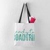 CafePress Ready To Roadtrip Print Polyester Tote Bag 16"x16"