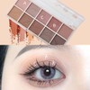 Erinde 10 Colors Eyeshadow Palette Makeup, Matte Shimmer Glitter Eye