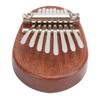 8 Tone Kalimba Thumb Piano C Key Mini Portable Mahogany