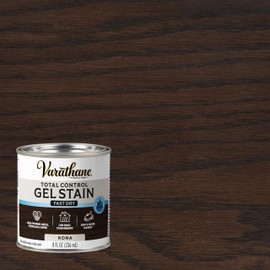Varathane Total Control Gel Stain Water-Based Wood Stain, Half Pint, Kona