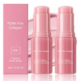 RICZDN - 2PCS PDRN Pink Collagen Volume Multi Balm Stick, para Rostro y Cuerpo