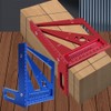 Upgrade Woodworking Measuring Ruler Metric/Inch 3D Multi-Angle Aluminum Alloy 22.5/30/45/60/67.5/90