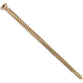 AERZETIX - Set of 20 - Concrete Screws - Direct Attachment without Dowels - Diameter 7.5 x 202 mm - Countersunk Head - DIY - Renovation - C44672