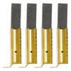 Hoypeyfiy 4Pcs L94MF7 Carbon Brushes, Replacement for Washing Machine Motor