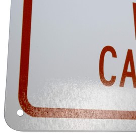 NMC TM70G Traffic Sign, "STOP SOUND HORN PROCEED WITH CAUTION", 12" Width x 18" Height, Aluminum, Black on White