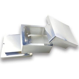 6.3 x 6.3 cm Square Rosin Pre Press Mould, Metal Pre-Press Mould for DIY Extraction without Solvent