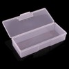 S-TROUBLE New Transparent Empty Nail Storage Box Manicure Tools Organizer