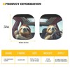Brosoneto 2-Piece Car Windshield Sun Shade, Funny Sloth Print Car