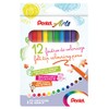 Pentel scs2e-12 Ultra Washable Ink Felt-tip Colouring Pens Assorted Colours