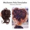 2 Piezas Extension de Cabello Moño Desordenado, Cabello Postizo Natural,