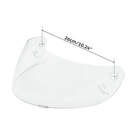 TCMT Clear Motorcycle Scooter Replacement Flip Up Full Open Face Helmet Visor Shield For TCMT DOT Adult Street Bike ATV Helmet Anti-fog treatment Anti-UV treatment Anti-scratch treatment