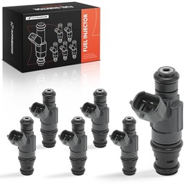 A-Premium Juego de 6 inyectores de combustible compatibles con Volkswagen Jetta 2002-2004, Golf 2002-2005, EuroVan 2001-2003, 2.8L