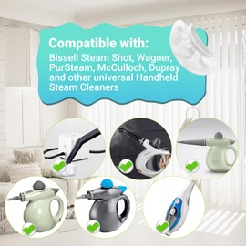 ZANHIX 10 Pack Steam Cleaner Accessories, Microfiber Cloths for Handheld Steam Cleaner, Compatible with Bissell Steam Shot, Dupray, Wagner, McCulloch, PurSteam, Universal and Washable