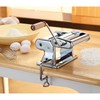 Fante’s Double Cutter Classic Pasta Maker, Hand-Crank Noodle Press with
