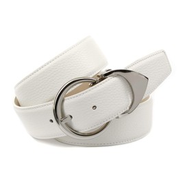 Anthoni Crown Women's Belt 1RX.T90, White (white 090)