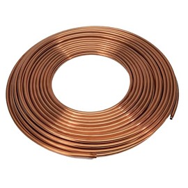 3/8" Copper Pipe 0.7 O.D. 22SWG 1 Metre Flexible Microbore Coil for Water, Gas, Plumbing & DIY Projects