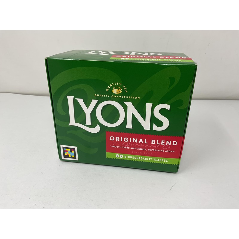 Lyons Pyramid Tea, Original Blend, Tea Bagss, 80-Count Package (Pack