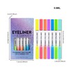Glow in the Dark Eyeliners, Shine Shimmer Waterproof Eye Liner,