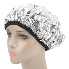 10 Uds. Gorro de Papel de Aluminio para el Cabello para Acondicionamiento Profundo y Coloración Gorros de Ducha para Uso en el Salón del Hogar