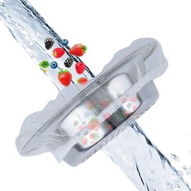 Dzrige Sink Strainer Bag Disposable Kitchen Elastic Sink Trash Mesh Bag,Anti-Clogging Sink Strainer Filter Bags for Kitchen and Bathroom (100Pcs)