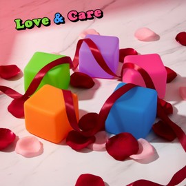 MUYMUT Sensory Stress Cube – High-Density Gel Filled Squishy Toy with Matte Texture for Kids & Adults, Stress and Anxiety Relief Fidget, Autism-Supportive, 1-Pack in Green