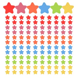 CVFRTT 120 Pieces Of Star Magnets, Children'S Reward Magnets, Refrigerator Decoration Magnets, Cute Star Magnets, Mini Star Magnets
