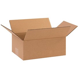 Aviditi 1074 Corrugated Box, 10" Length x 7" Width x 4" Height, Kraft (Bundle of 25)
